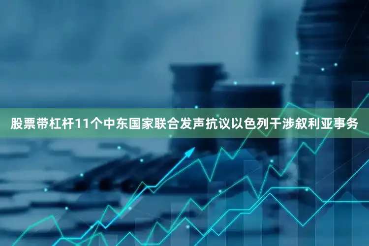 股票带杠杆11个中东国家联合发声抗议以色列干涉叙利亚事务