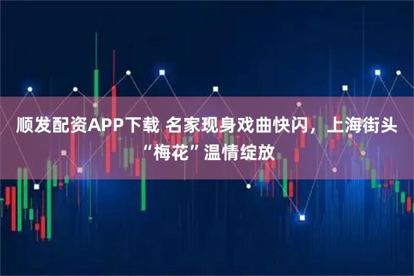 顺发配资APP下载 名家现身戏曲快闪，上海街头“梅花”温情绽放